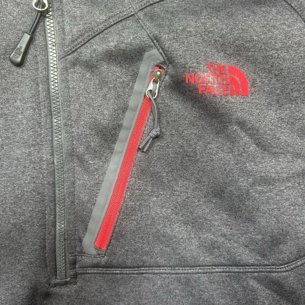 The North Face Half Zip Pullover Men's L‎ Black Canyonlands TNF Running Hiking